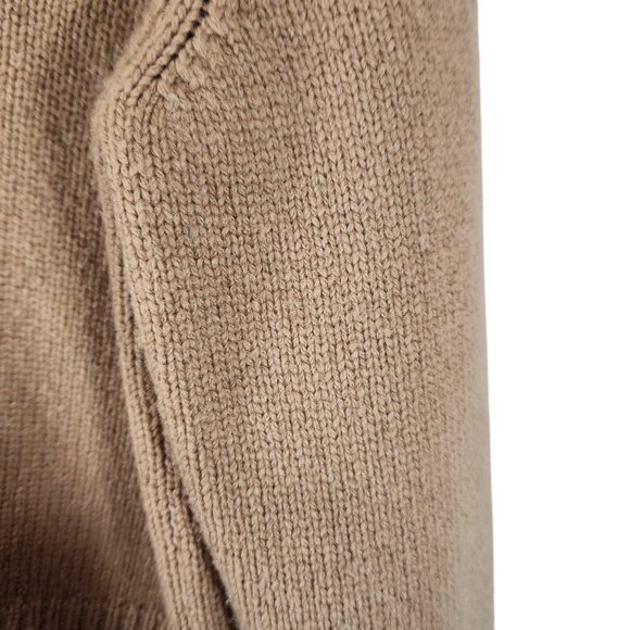 Nili Lotan Cornwall Camel V-Neck Sweater - Picture 9 of 13